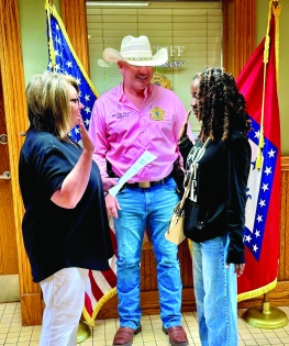MHS student sworn in as “Sheriff for a Day” | The Dumas Clarion