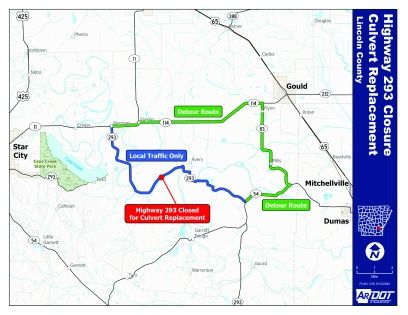 Temporary Closure Scheduled for Highway 293 near Star City | The Dumas ...