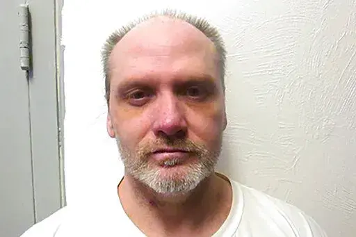 This Feb. 5, 2021, photo provided by the Oklahoma Department of Corrections shows James Coddington. Oklahoma executed Coddington on Thursday, Aug. 25, 2022, for a 1997 killing, despite a recommendation from the state's Pardon and Parole Board that his life be spared. He received a lethal injection at the Oklahoma State Penitentiary in McAlester and was pronounced dead at 10:16 a.m. (Oklahoma Department of Corrections via AP, File)