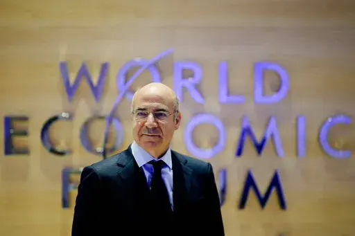 Bill Browder CEO Hermitage Capital Management poses for a portrait prior to an interview with the Associated Press during the World Economic Forum in Davos, Switzerland, Tuesday, May 24, 2022. The annual meeting of the World Economic Forum is taking place in Davos from May 22 until May 26, 2022. (AP Photo/Markus Schreiber)