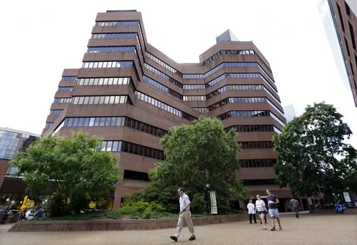 Vanderbilt University Medical Center in Nashville, Tenn., is pictured on July 16, 2013. The medical center came under fierce scrutiny Tuesday, Sept. 20, 2022, after conservative political commentator Matt Walsh posted a series of tweets accusing the private hospital of opening its transgender health clinic because it was profitable, as well as criticizing some of the treatments VUMC provides to minors. Now, Tennessee Gov. Bill Lee is calling for an investigation into the clinic. (AP Photo/Mark H