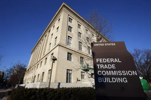 The Federal Trade Commission building is seen, Jan. 28, 2015, in Washington. Many current and former BetterHelp customers have begun receiving refund eligibility notices spanning from a $7.8 million settlement reached with the online therapy provider last year over allegations that it shared sensitive health data with advertisers. In 2023, the U.S. Federal Trade Commission charged California-based BetterHelp with disclosing consumer data it had promised to keep private — including information 