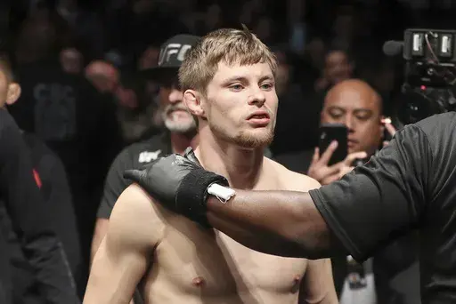 Bryce Mitchell is seen before his mixed martial arts bout at UFC Fight Night on Dec. 7, 2019, in Washington, D.C. (AP Photo/Gregory Payan, File)