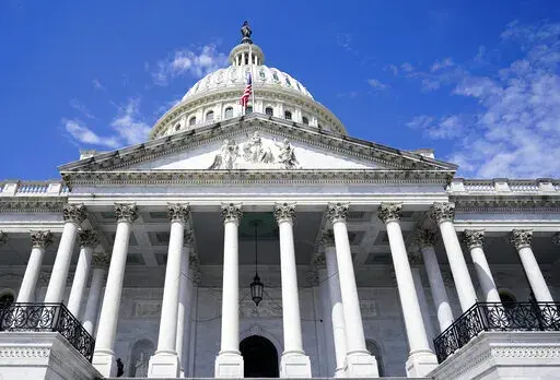 The U. S Capitol, is seen on Friday, August 5, 2022 in Washington. Senate Democrats have agreed to eleventh-hour changes to their marquee economic legislation, they announced late Thursday, clearing the major impediment to pushing one of President Joe Biden’s paramount election-year priorities through the chamber in coming days. (AP Photo/Mariam Zuhaib)