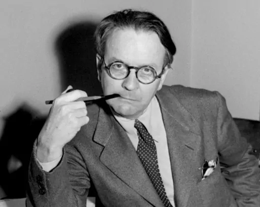 This 1946 file photo shows mystery novelist and screenwriter Raymond Chandler. A rare and newly published Raymond Chandler poem is an ode to his late wife, Cissy. (AP Photo, File)
