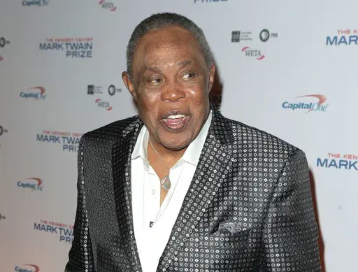 Sam Moore arrives at the Kennedy Center for the Performing Arts for the 18th annual Mark Twain Prize for American Humor in Washington, Oct. 18, 2015. (Photo by Owen Sweeney/Invision/AP, File)
