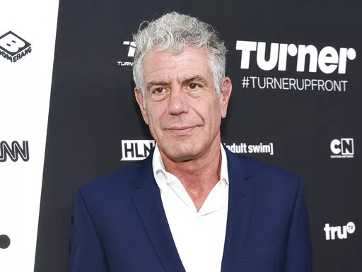 Anthony Bourdain attends the Turner Network 2016 Upfronts in New York on May 18, 2016. Biographers try as best they can to walk in the shoes of their subjects. Charles Leerhsen, author of “Down and Out in Paradise: The Life of Anthony Bourdain”, took it a step further: he slept in the same French hotel room where Bourdain killed himself, earning a unique perspective — and pushback. (Photo by Evan Agostini/Invision/AP, File)