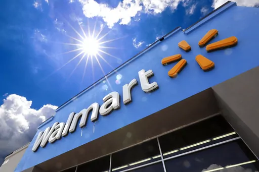 The entrance to a Walmart store is shown on June 25, 2019 in Pittsburgh. Walmart reports earning on Thursday. (AP Photo/Gene J. Puskar, File)