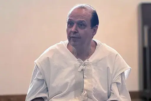 Texas lawmakers meet with Robert Roberson at a prison in Livingston, Texas, Sept. 27, 2024. (Criminal Justice Reform Caucus via AP, File)