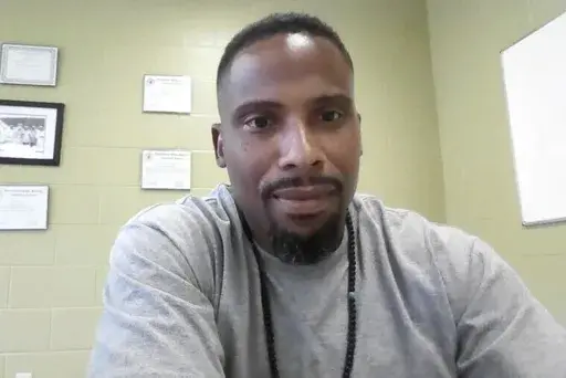 This undated photo shows Louisiana death row inmate Jessie Hoffman Jr., who was convicted in the 1996 murder of Mary "Molly" Elliott. (Caroline Tillman/Federal Public Defender's Office For the Middle and Western Districts of Louisiana via AP)