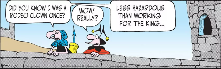 Wizard of Id for Jan 01, 2024