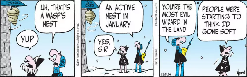 Wizard of Id for Jan 29, 2024