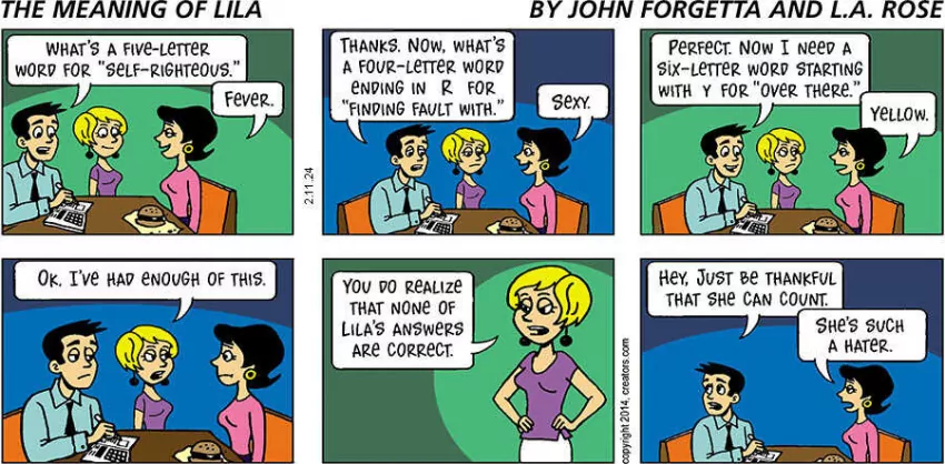 The Meaning of Lila for Feb 11, 2024