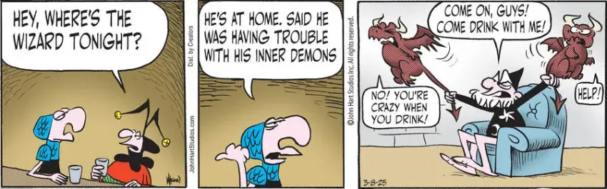 Wizard of Id for Mar 08, 2025