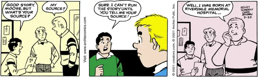 Archie for Mar 20, 2021