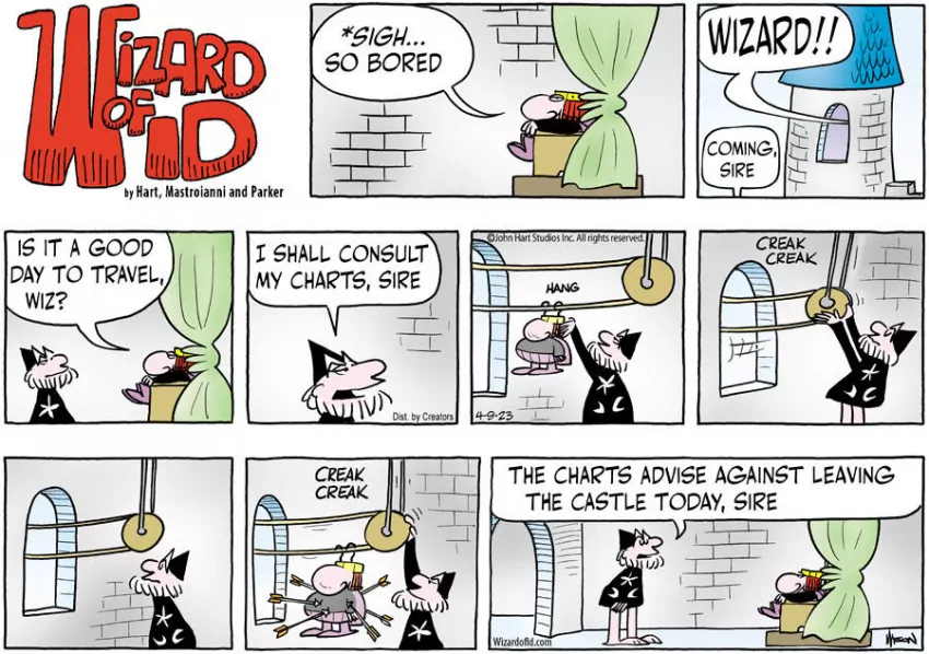 Wizard of Id for Apr 09, 2023