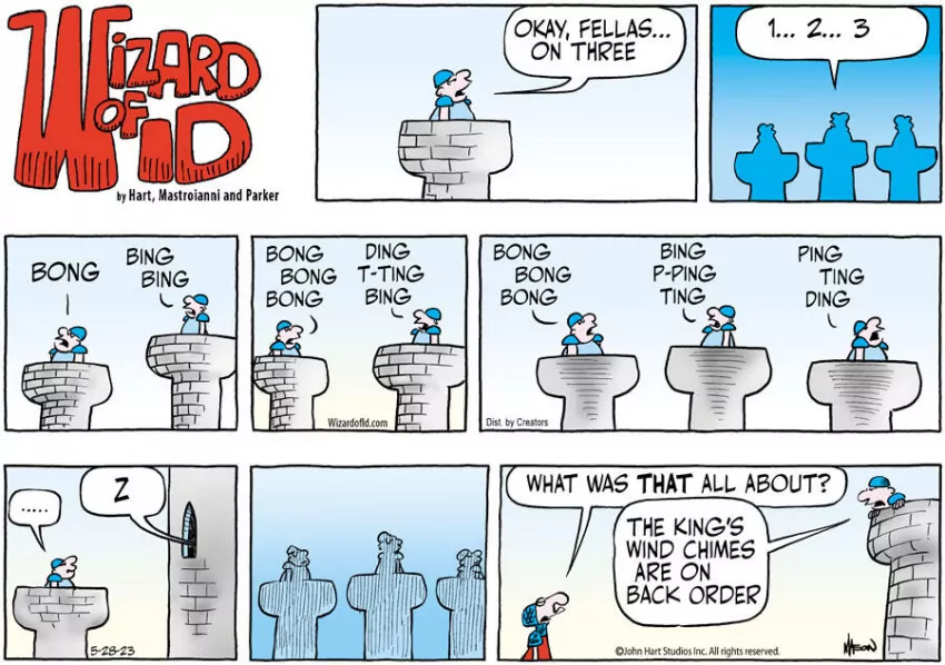 Wizard of Id for May 28, 2023