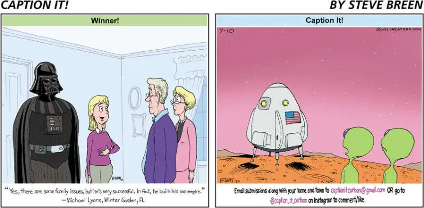 Caption It! for Jul 10, 2022