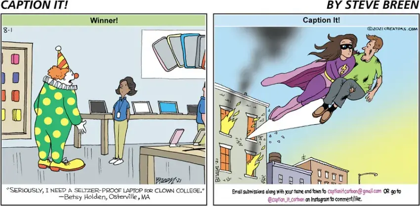 Caption It! for Aug 01, 2021