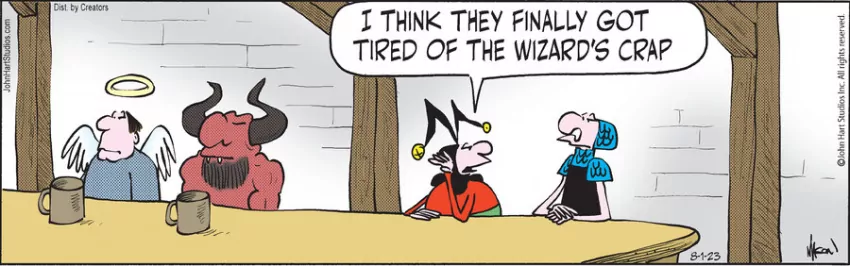 Wizard of Id for Aug 01, 2023