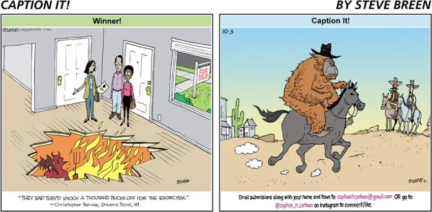 Caption It! for Oct 03, 2021