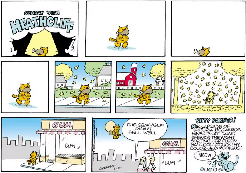 Heathcliff for Nov 26, 2023