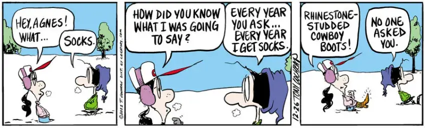 Agnes for Dec 26, 2022