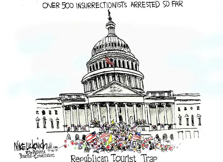 Mike Luckovich for Jul 18, 2021