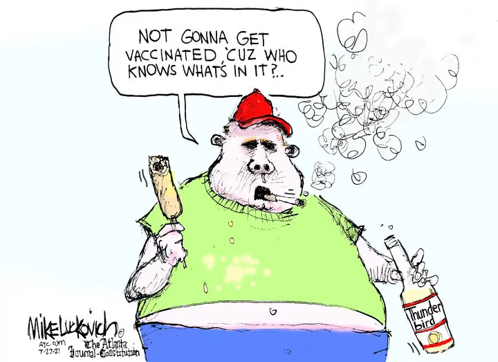 Mike Luckovich for Jul 27, 2021