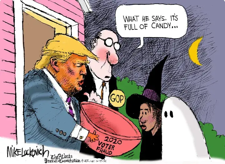 Mike Luckovich for Oct 17, 2021