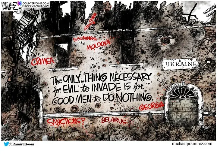 Michael Ramirez for Feb 25, 2022
