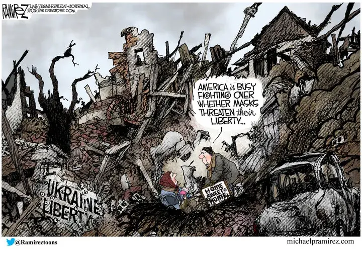 Michael Ramirez for Apr 19, 2022