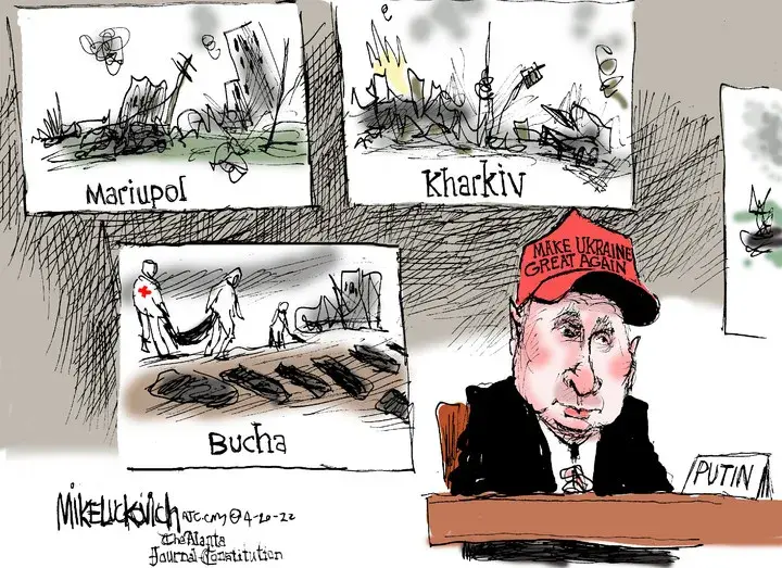 Mike Luckovich for Apr 20, 2022