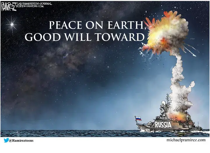 Michael Ramirez for Dec 25, 2022