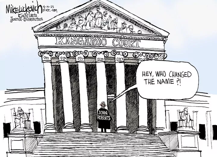 Mike Luckovich for Apr 19, 2023