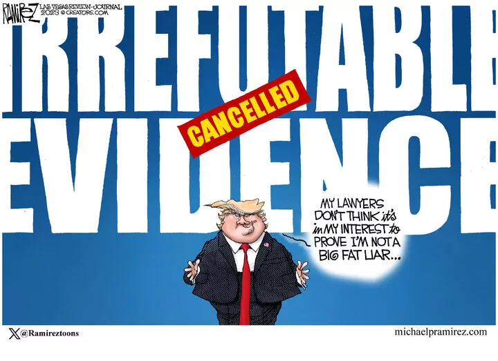 Michael Ramirez for Aug 21, 2023