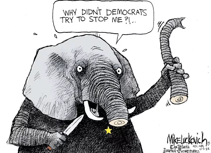 Mike Luckovich for Oct 05, 2023