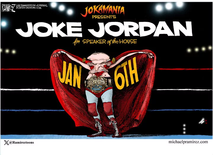 Michael Ramirez for Oct 09, 2023