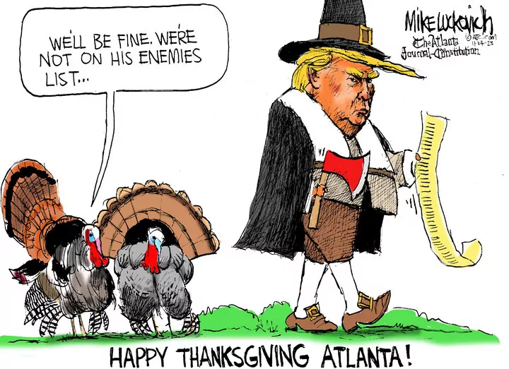 Mike Luckovich for Nov 24, 2023