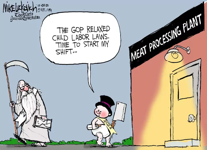 Mike Luckovich for Dec 28, 2023