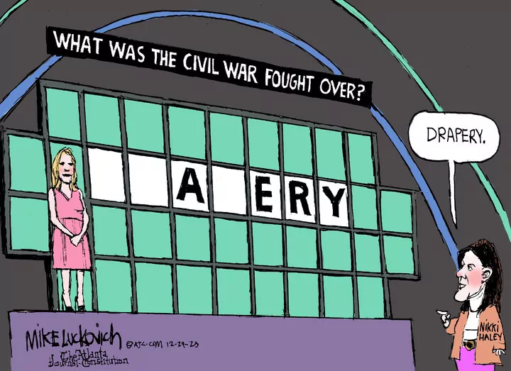 Mike Luckovich for Dec 29, 2023