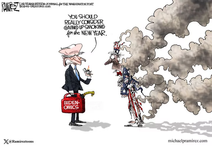 Michael Ramirez for Jan 09, 2024