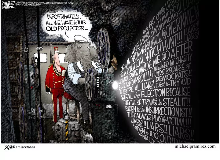 Michael Ramirez for Feb 13, 2024