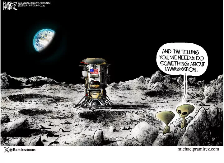 Michael Ramirez for Feb 25, 2024