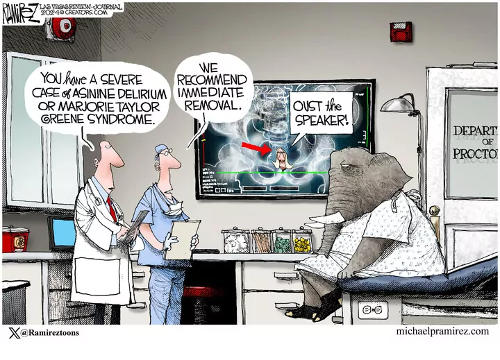 Michael Ramirez for Mar 25, 2024