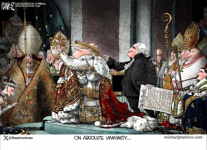 Michael Ramirez for Apr 29, 2024