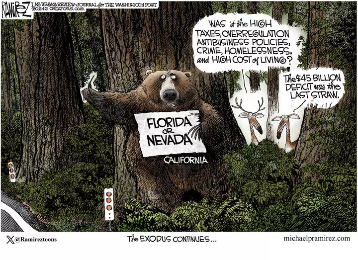Michael Ramirez for May 17, 2024