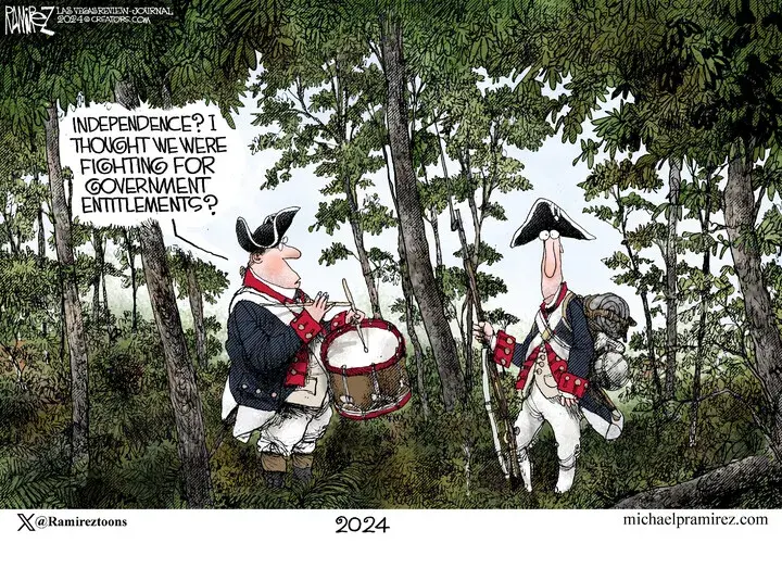 Michael Ramirez for Jul 04, 2024
