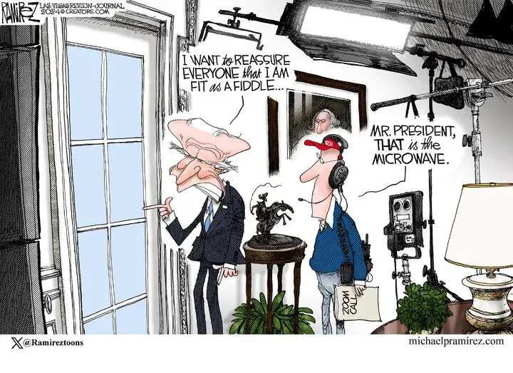 Michael Ramirez for Jul 14, 2024