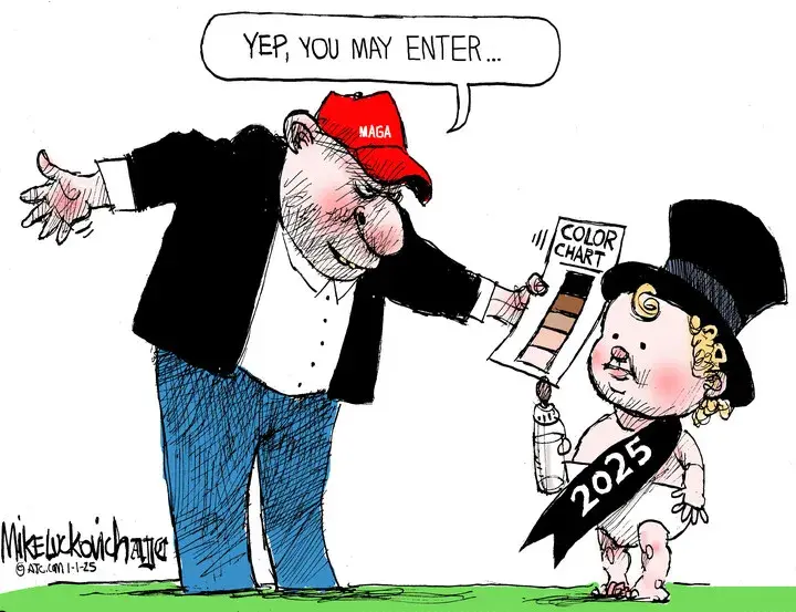 Mike Luckovich for Jan 01, 2025